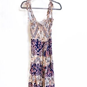 Abel the Label tiered maxi dress small